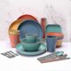 thumbnail image 3 of Unbreakable Camping & Picnic Dinnerware Set, Plastic Plates Bowls for Outdoor, 3 of 5