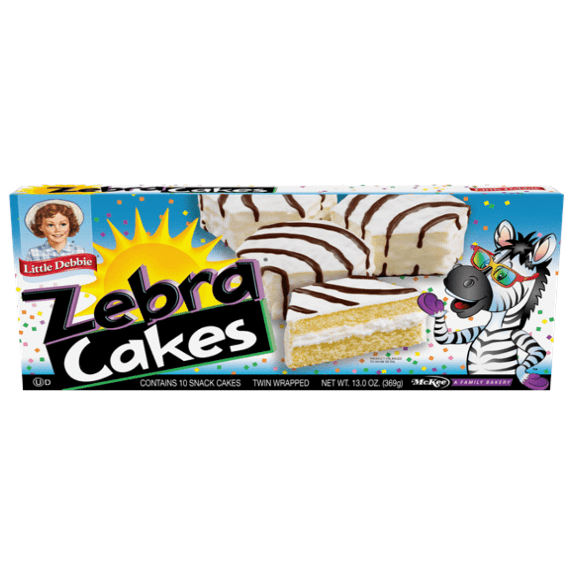 Little Debbie Zebra Cakes, Contains 10 Snack Cakes (Twin Wrapped) - 6 Pack