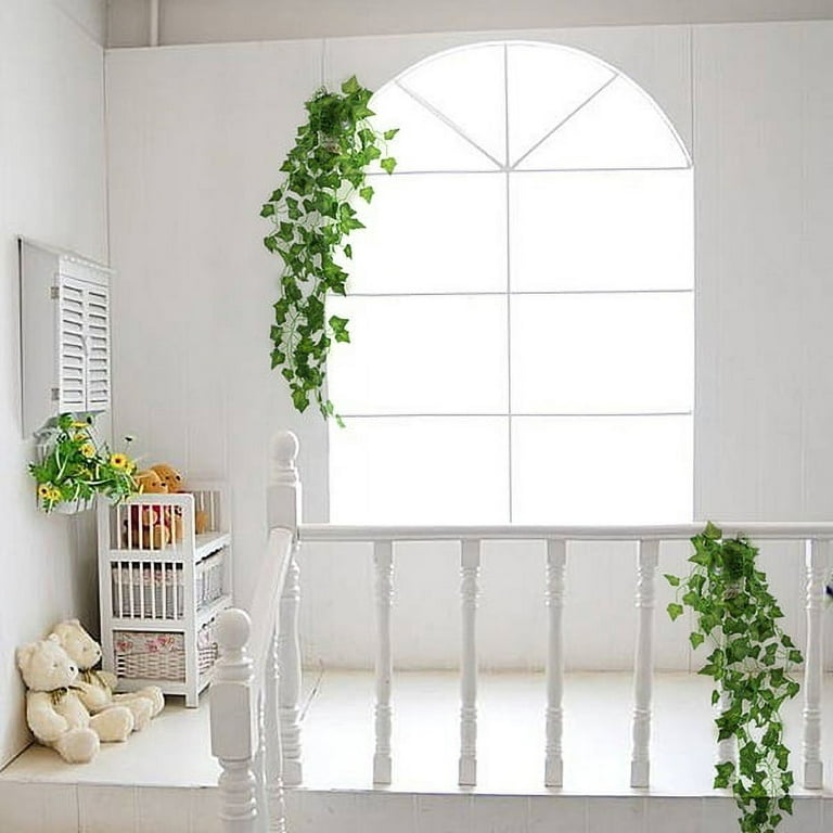 Leaf Vine Artificial Hanging Plants Liana Silk Fake Ivy Leaves for Wall  Green Garland Decoration Home Decor Party Vines 230cm