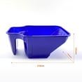 thumbnail image 6 of Paint Tray Ergonomic Paint Pot with Handle Mini Plastic Paint Tray Textured Deep Roller Frame for Painting, 6 of 7