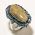 thumbnail image 2 of Bumble Bee Jasper Gemstone Handmade Anniversary Gift Ring Jewelry 8" SA 385, 2 of 2