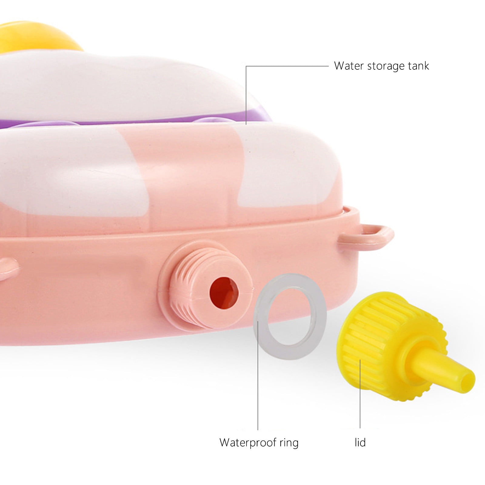 Wuztai Deals 90% off Up To 60% Off (Pink), Clearance Backpack Water Spray Toys Children Summer Beach Water Cute Boys & Girls Pull-out Water Spray Toys Clearance