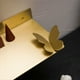 thumbnail image 4 of Latón Nordic Manijas de la Mariposa, Sin Perforar la Instalación de Armario y Cajón del Gabinete del Zapato Maneja, 4 of 5