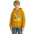 thumbnail image 6 of IWRICH My Teacher Survived 100 Days of Me Hoodies for Boys Girls Long Sleeve Lined Hooded Sweatshirts Cute Tops,Size 2-14 Years Yellow 160, 6 of 7