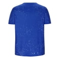 thumbnail image 5 of Camiseta de manga corta con estampado de verano para mujer, camisetas informales holgadas con cuello redondo y teñido anudado OAVQHLG3B Store lin121212, 5 of 5
