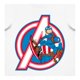thumbnail image 2 of Playera Para Niño Marvel Avengers Cuello Redondo Manga Corta Talla 10 Blanco, 2 of 2