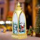 thumbnail image 3 of Exquisita linterna de Navidad Adorno LED de nieve Santa Claus Elk Iluminación colgante para dormitorio Decoración decorativa para Santa Yinane Luz de Navidad, 3 of 8