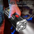 thumbnail image 2 of Torche LED Ultra Puissante, Lampe de Poche LED Rechargeable, Lampe de Poche Réglable et Zoomable pour Camping Randonnée Urgence-Argent, 2 of 4