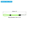 thumbnail image 2 of Uxcell 200mm 8 Inch Hand Wrist Strap Lanyards, 10 Pcs Nylon Adjustable Wristlet String Cord, Green, 2 of 6