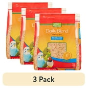 (3 pack) Wild Harvest Parakeet, Canary & Finch Daily Nutrition Blend, 5 lb