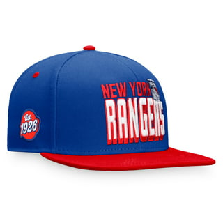 New York Rangers Hats: Royal Blue/Red Flat Bill Snapback Hat | NHL