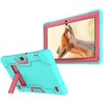 thumbnail image 1 of Mignova pour Vankyo Étui pour Matrixpad z4/Z4 Pro, Antichoc Antichute Hybride Robuste avec Armure et Béquille Intégrée, Étui de Protection Intégrale pour Tablette Vankyo Matrixpad z4/Z4 Pro 10 Pouces (Vert/rose), 1 of 7