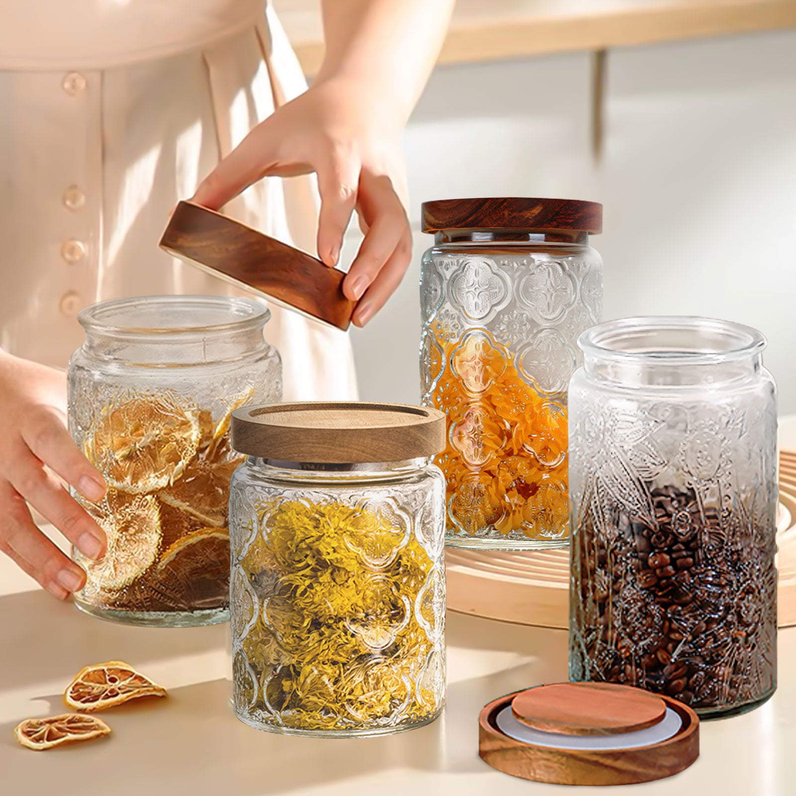 4 oz Glass Spice Jars – Fresh Kitchen Nutrition