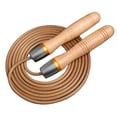 thumbnail image 1 of Adjustable Jump Rope, Tangle-Free Wood Handles, Leather Speed Skipping Ropes Workout for Fitness, 1 of 5