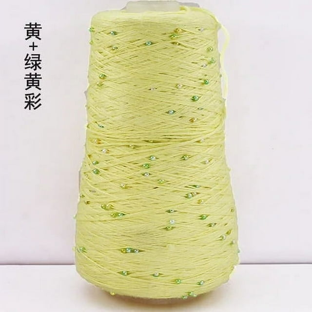 350g Pearl Mercerized Cotton Yarn Hand-knitted Cotton Pearl Lace Line Fine Crochet Thread Bead Thread Diy Hand-braided Thread