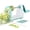 Blue, variant on Zucchini Noodle Maker Spaghetti Spiralizer - 5 Blades Vegetable Slicer for Veggie Noodles and Curly Chips