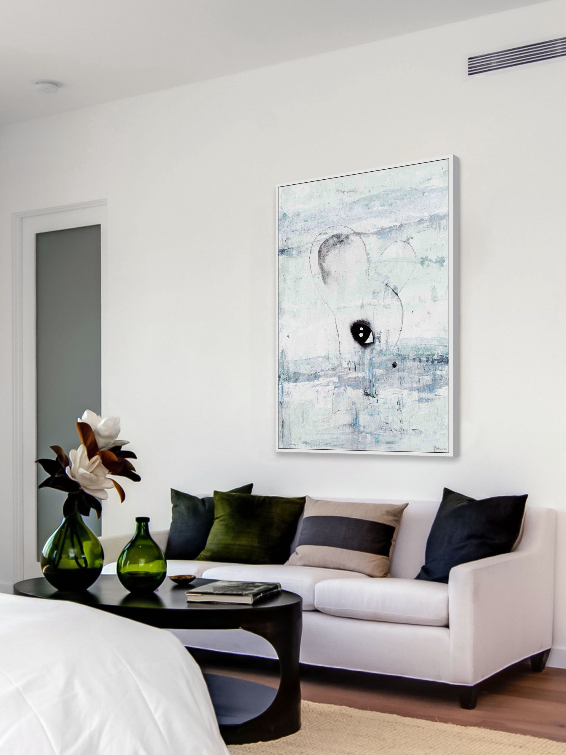 "Sweetness" Floater Framed Painting Print on Canvas