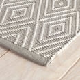 thumbnail image 3 of Dash & Albert Diamond Handwoven Indoor/Outdoor Rug, 2' x 3', Fieldstone/Ivory, 3 of 6