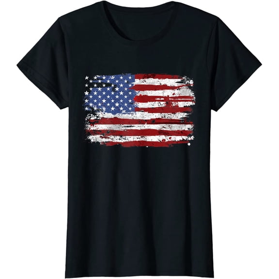 American Flag USA of America US 4th of July T-Shirt Patriotic Gift