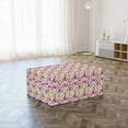 thumbnail image 3 of Natural Foldable Mattress, Botanic Leaf Pattern, 74.8" x 35.4", Pink Purple Lime Green, by Ambesonne, 3 of 6