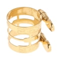 thumbnail image 5 of profesion ALTO SAXOFONO Boquilla ligera Robusto Boquifia Flexibilidad Alto E Piso Saxofón Clip - Oro lacado Gloria Ligadura de la boquilla, 5 of 5