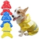 thumbnail image 3 of Traje impermeable para mascotas, reflectante, doble capa, transpirable, pantalón de cuatro esquinas (XS) Rojo, 3 of 4