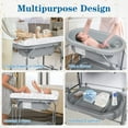 Kinbor Baby Diaper Changing Table 2 in 1 Portable Folding Changing