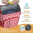 thumbnail image 2 of Nature Inspired Aesthetic Floral Retro Insulated Cooler Bag - 20L Soft Cooler with Padded Straps, 2 of 5