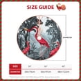 thumbnail image 2 of Salouo Flamingo On The Jungle Christmas Tree Skirt 36" Farmhouse Christmas Decorations Snowman Xmas Tree Skirt Tree Mat for Holiday Party Decor, 2 of 8