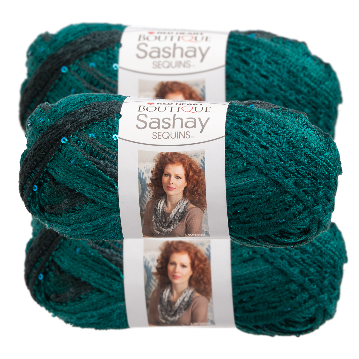 Red Heart (3 Pack) Red Heart Boutique Sashay Sequins Acrylic