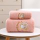 thumbnail image 1 of Juego de toallas de baño con estampado de vellón coral, anchas y poco profundas, absorbentes de agua, para cabello seco, regalo, 1 of 6