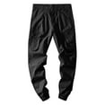 thumbnail image 5 of NIEWTR Mens Casual Joggers Pants Sweatpants Cotton Cargo Pants Outdoor Running Workout Pants with Pockets (Black,XXL), 5 of 5