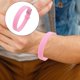 thumbnail image 5 of Pulseras Deportivas de Silicona DIY Regalos Unisex Ajustables Pulseras de Moda Brazalete para Cumpleaños Fitness Día de San Valentín, Hombres, Mujeres - Rosa Rosa Fernando Pulseras Deportivas, 5 of 7