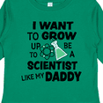 thumbnail image 4 of Inktastic I Want To Grow up To Be a Scientist Like My Daddy Boys or Girls Long Sleeve Toddler T-Shirt, 4 of 5