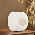 thumbnail image 3 of Cuenco de cristal CVNC Flower Of Life C Note 20 cm 528Hz, 3 of 6