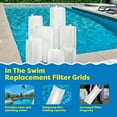 thumbnail image 2 of In The Swim 48 sq. ft. Complete DE Pool Filter Grid Set (7 Full, 1 Partial) AA18003 - Replacement 48 sq. ft. DE Pool Filters, 2 of 6