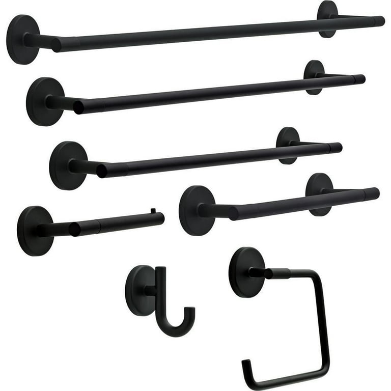 Delta Chrome Black Towel Ring Die Cast Zinc Walmart