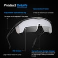 thumbnail image 3 of ZHaobin Pilot Safety Glasses View Limiting Fog Cloud Eyewear CE Certified IFR Training Aviation Flight Goggles Frosted Adjustable Frames (4pcs), 3 of 7