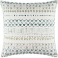 thumbnail image 4 of Hawthorn Neutral Pillow Sham, Euro Size, Ivory/Grey Floral Pattern, 4 of 7