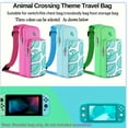 thumbnail image 2 of Cute Travel Bag For Nintendo Switch/OLED/Lite，For Animal Crossing Games Accessories Console & Dock Charger rose, 2 of 6