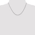 thumbnail image 2 of 14K White Gold chain Singapore 18 in 1.6 mm, 2 of 5