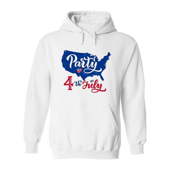 Party 4Th Of July Hoodie Women -Image by Shutterstock, Female Small