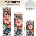 thumbnail image 4 of Pioneer Flower Floral Print Pattern Kitchen Rugs Sets Of 3,Kitchen Runner Rugs Non Skid Washable,Decorative Kitchen Floor Mats for Kitchen,Sink,Laundry,17"x30"+ 17"x47" + 17"x59", 4 of 6