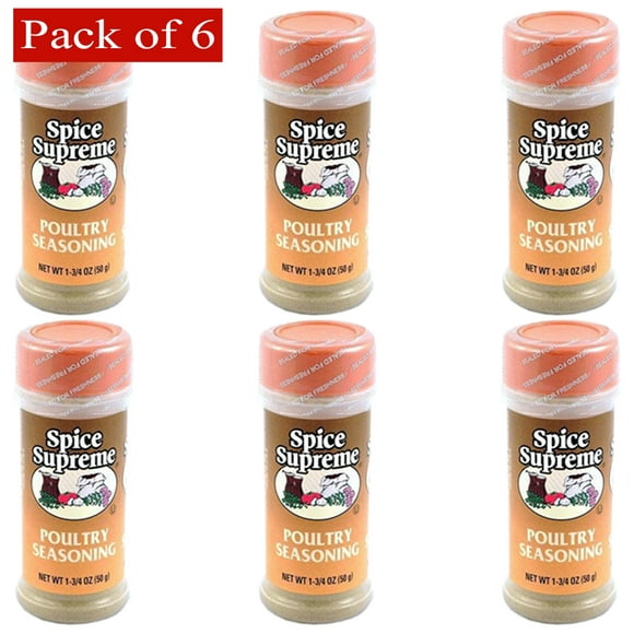 Spice Supreme - Assaisonnement pour Volailles (50g) 380307 - Pack de 6