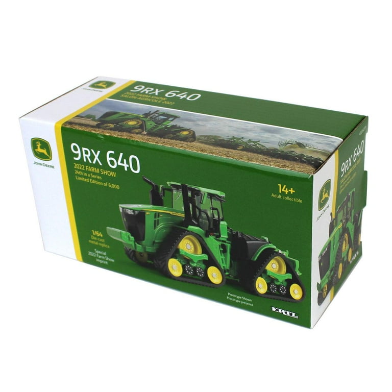 1/64 ERTL ダイキャストモデル 4台セット ERTL 1/64 John Deere 9RX 640 Diecast Model Tractor, 2022 Farm Show