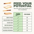 thumbnail image 6 of Sola Deliciously Seeded Bread, 0g Net Carb White Bread, Non-GMO, 14oz Loaf, 6 of 15