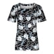 thumbnail image 4 of Camisetas informales de verano para mujer, cuello cuadrado, manga corta, túnica, blusas sueltas y cómodas OAVQHLG3B Store  lin121212, 4 of 4