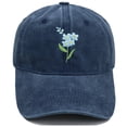 thumbnail image 2 of Vintage Floral Embroidered Baseball Cap for Women Men Adjustable Floral Embroidery Dad Hat Trendy Retro Flower Print Casual Outdoor Sports All-Day Comfort Sun Hat Navy 2026 Sales Under $1, 2 of 2