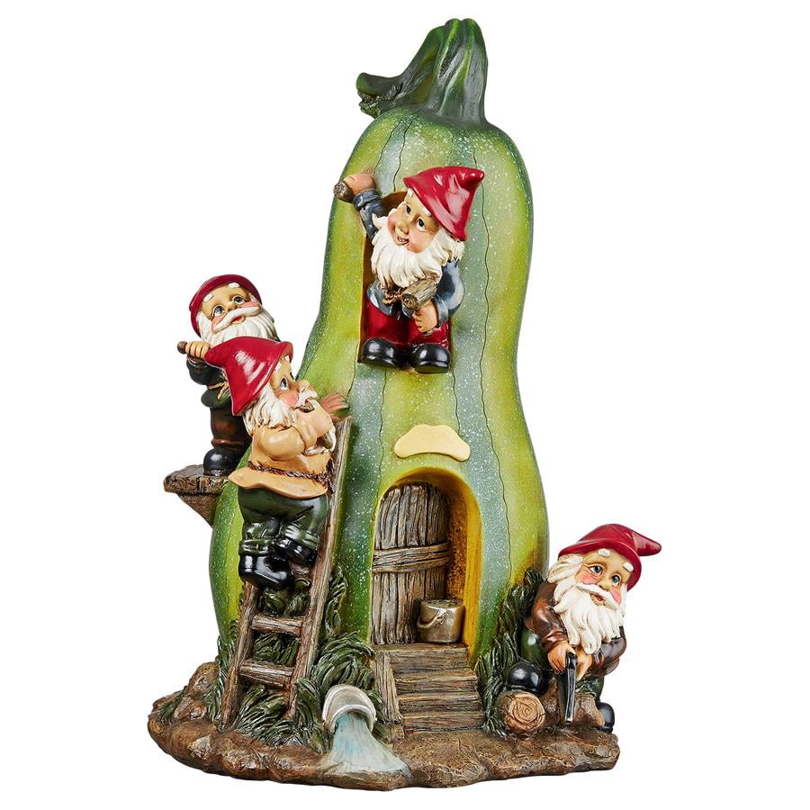 Gnome Garden Gourd Homestead Statue by Design Toscano