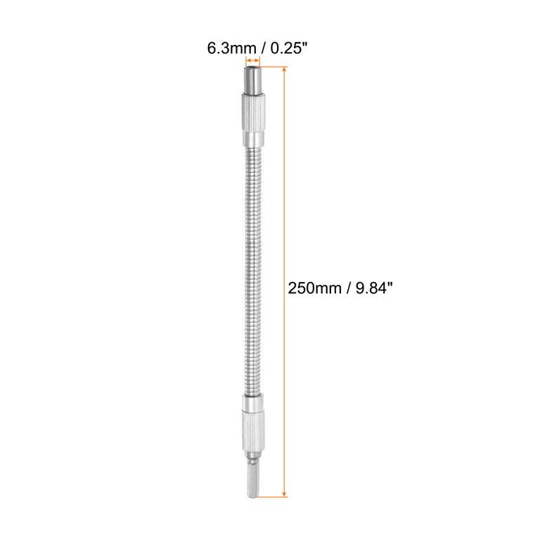 11.8 Flexible Drill Bit Extension, Explore Flexible Extensions for Drills,  Flexible Shaft Extension Bits, Magnetic Hex Soft Shaft Flexible Screwdriver  Kit for Electrical Screw Power Drill 